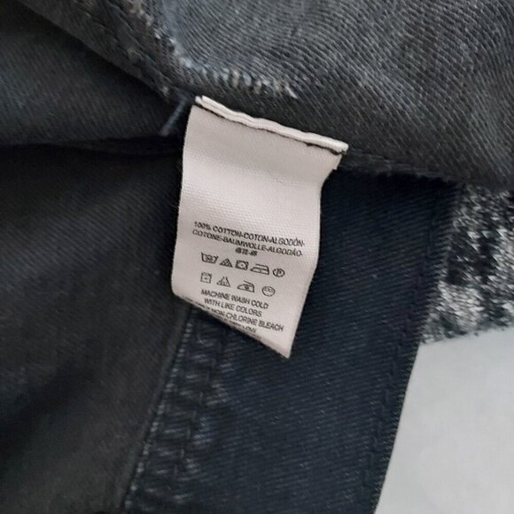 Free People Mixed Media Denim Jean Jacket Size Small - Picture 14 of 15